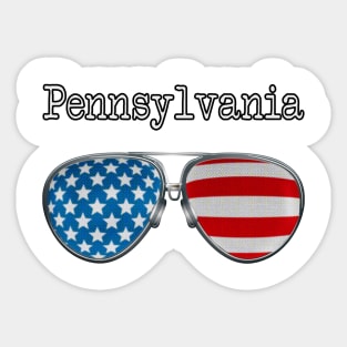 AMERICA PILOT GLASSES PENNSYLVANIA Sticker